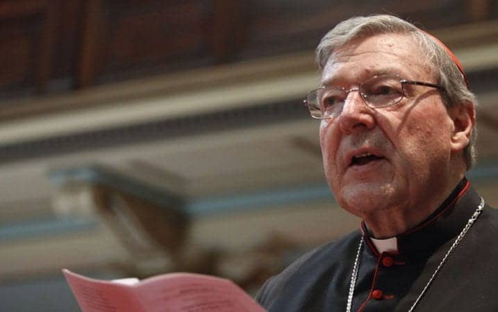 Cardinal George Pell's presentation to new bishops on money management was like the prelate himself: Blunt and no-nonsense. (AP)