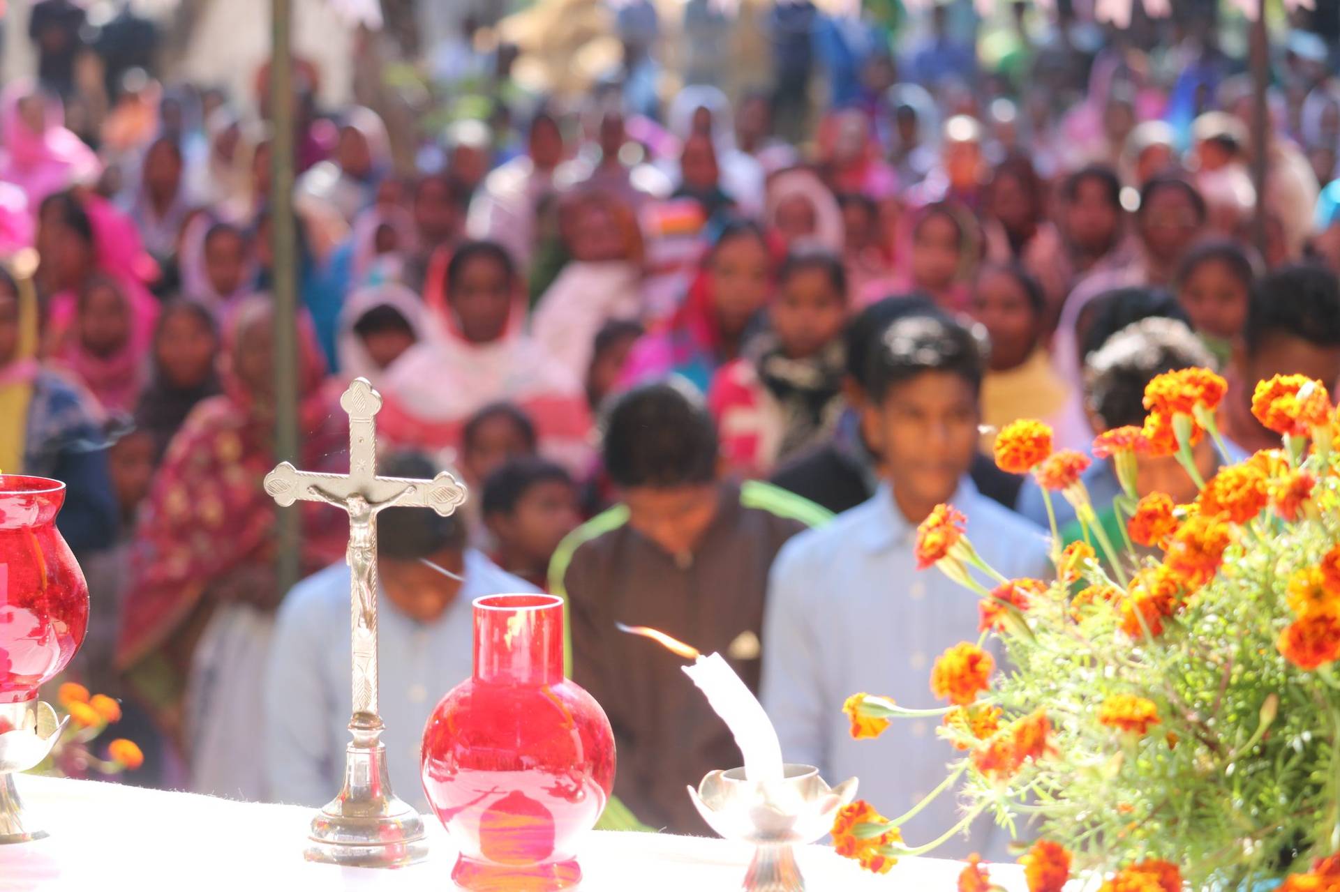 Mass in Simdega Diocese, India. (Credit: Aid to the Church in Need.)