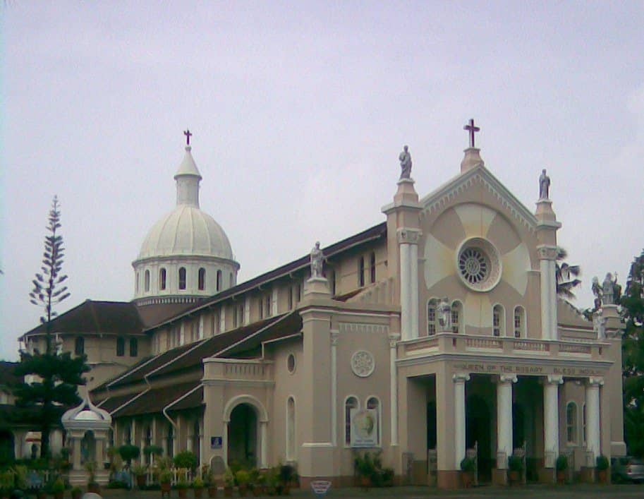 Cathedral of Our Lady of the Rosary in Mangalore, India. (Credit: Wikipedia.}