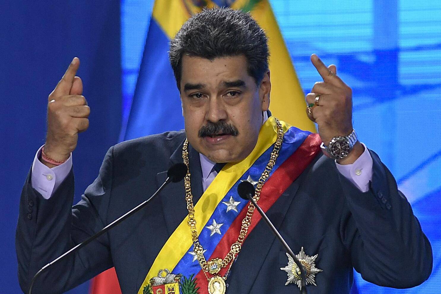 Venezuelan President Nicolas Maduro. (Credit: Matias Delacroix/AP.)