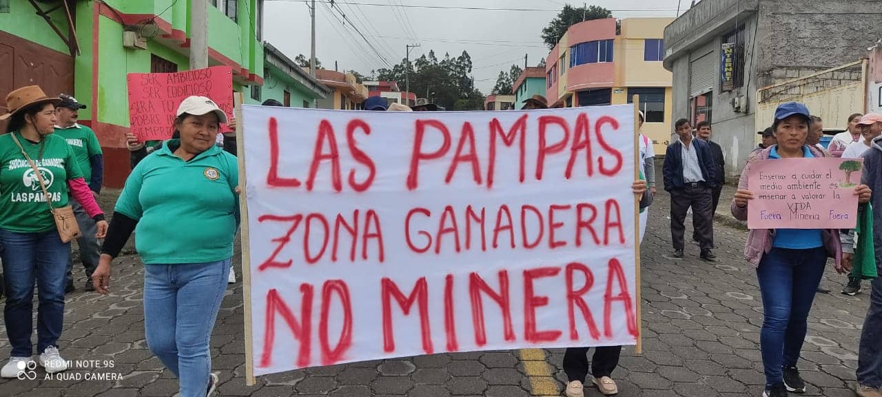 A protest in Las Pampas, Mar. 26. (Credit: Courtesy of Juan Carlos Carvajal.)