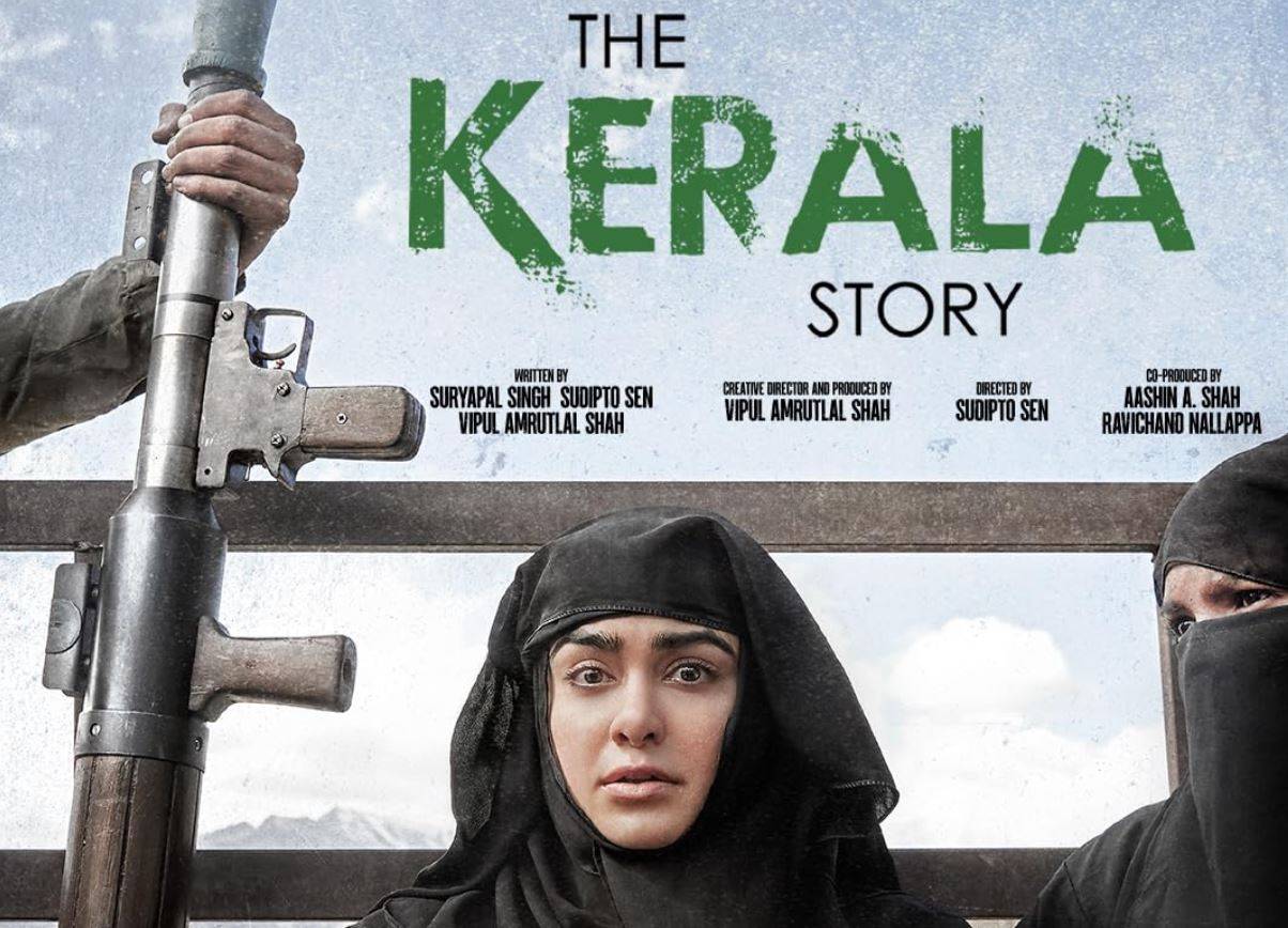 Promotion for 'The Kerala Story', a film made in India. (Credit: IMDB.)