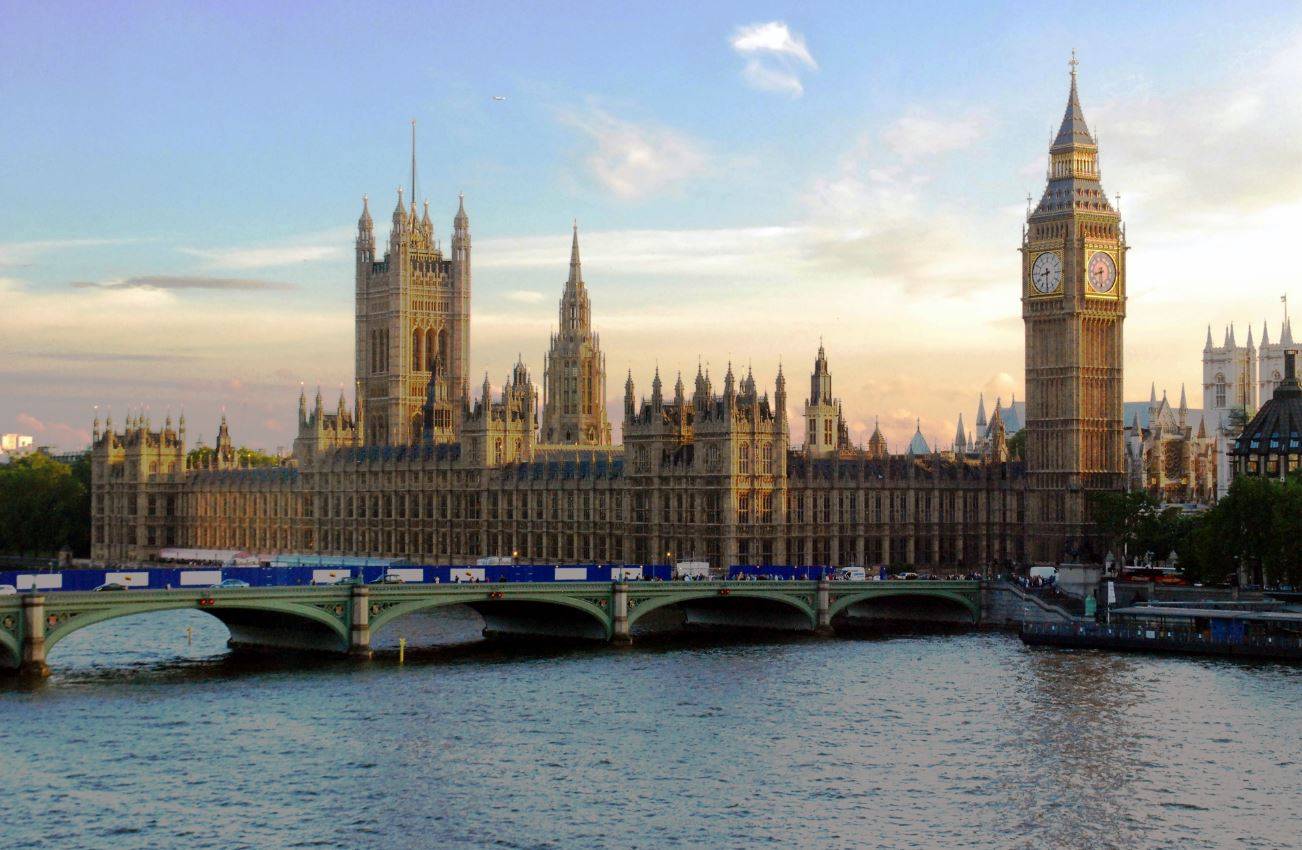 The Palace of Westminster in London, the meeting place of the Parliament of the United Kingdom. (Credit: Wikipedia.)