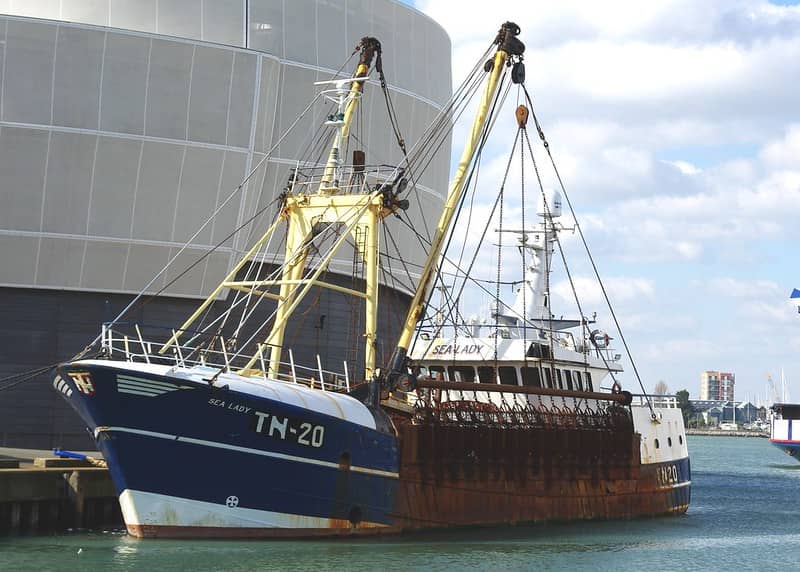 Trawler TN-20 'Sea Lady' moored at Portsmouth in a file photo. (Credit: CC BY-NC-SA 2.0/Clive G.)