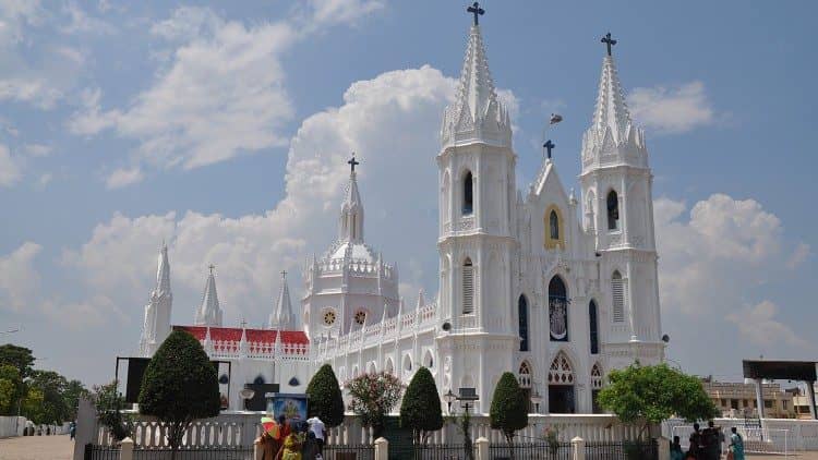 Sanctuary of Our Lady of Good Health in Vailankanni. (Credit: Vatican Media.)