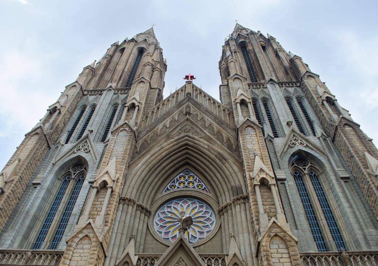 St. Philomena’s Cathedral in Mysore, India. (Credit: Wikimedia Commons.)