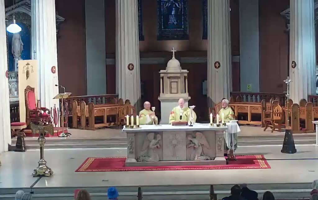 Archbishop Dermot Farrell at Saint Mary's Pro-Cathedral in Dublin, on September 21, 2024. (Credit: Archdiocese of Dublin.)