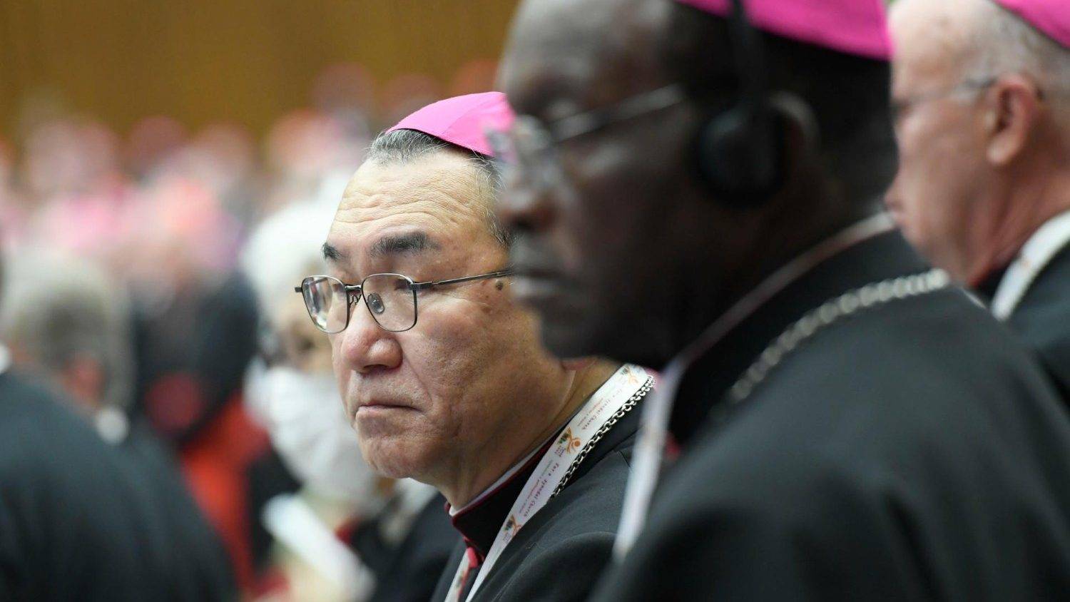 Cardinal-elect Isao Kikuchi of Tokyo at the Synod assembly on October 2, 2024. (Credit: Vatican Media.)