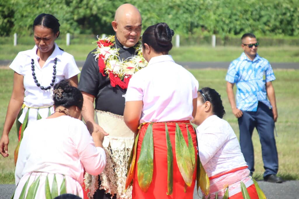 Archbishop Peter Loy Chong in Rotuma, Fiji. (Credit: Archdiocese of Suva.)