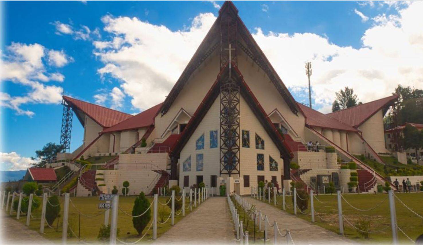 Mary Help of Christians Cathedral in New Ministers’ Hill in the Diocese of Kohima in Nagaland, India. (Credit: Diocese of Kohima.)