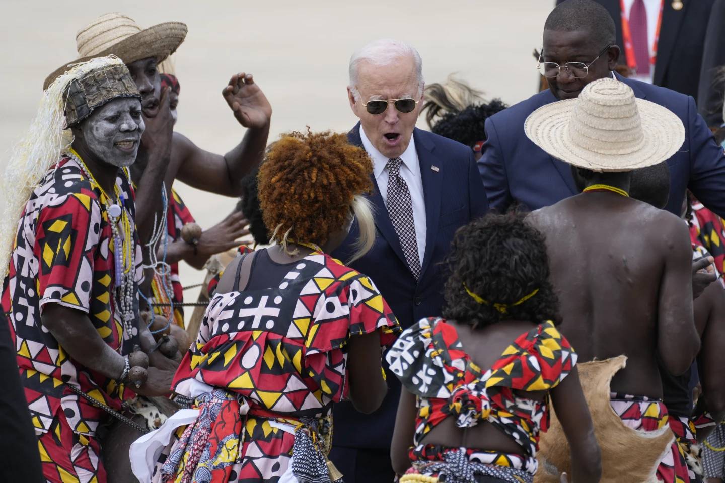 U.S. President Joe Biden in Angola on Dec. 4, 2024. (Credit: Ben Curtis/AP.)