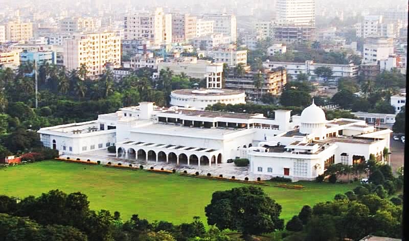 Bangabhaban (literally Bengal House) is the presidential palace of Bangladesh. (Credit: Wikipedia.)