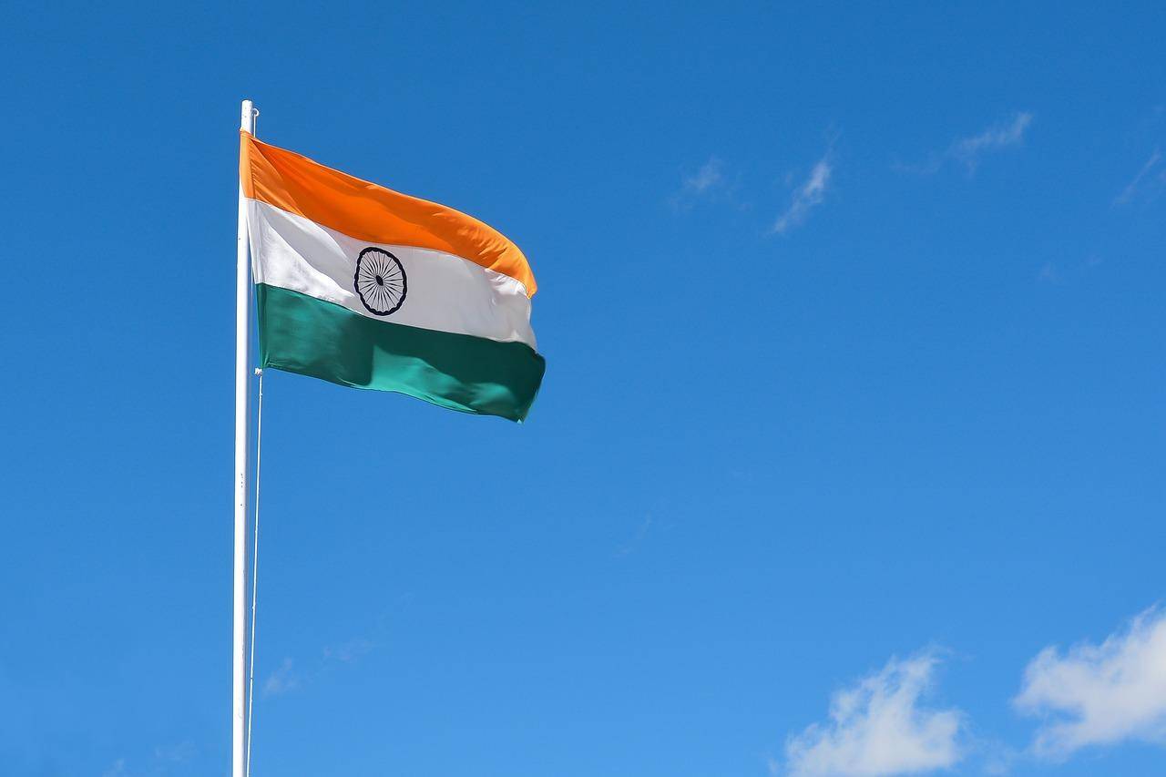 The flag of India. (Credit: Pixabay.)