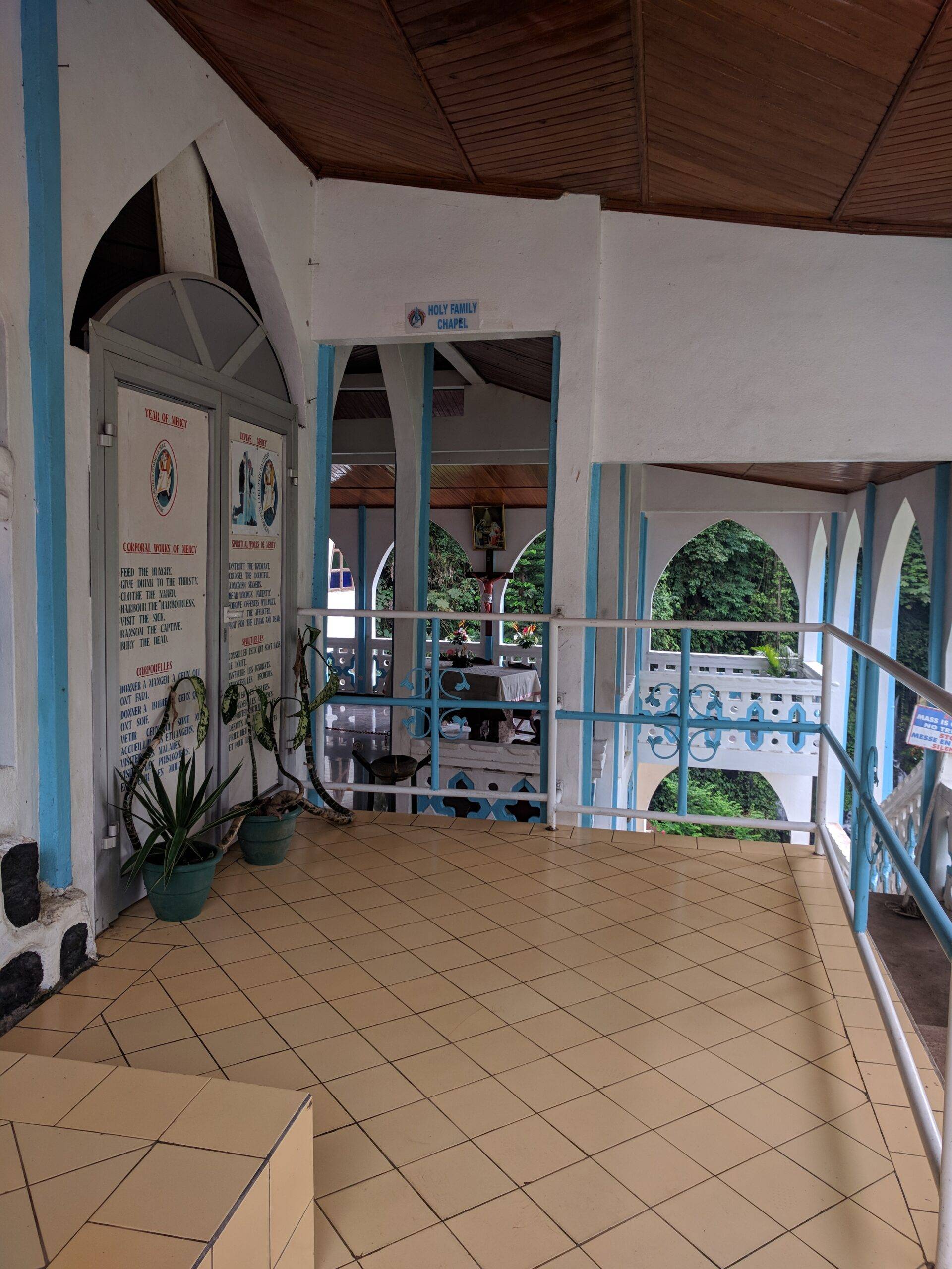 Holy Family Chapel at Our Lady of Grace Shrine, located in Sasse-Buea in the South West Region of Cameroon. (Credit: Wikimedia.)