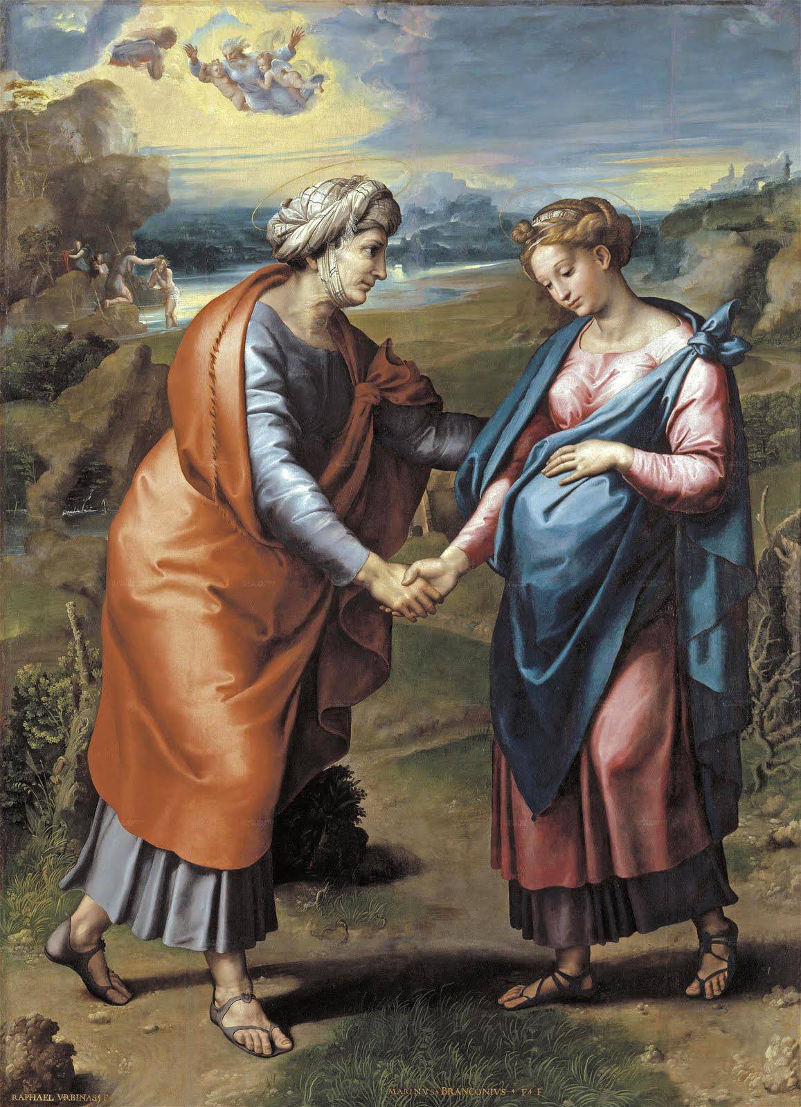 Visitation by Raphael. (Credit: Wikimedia.)