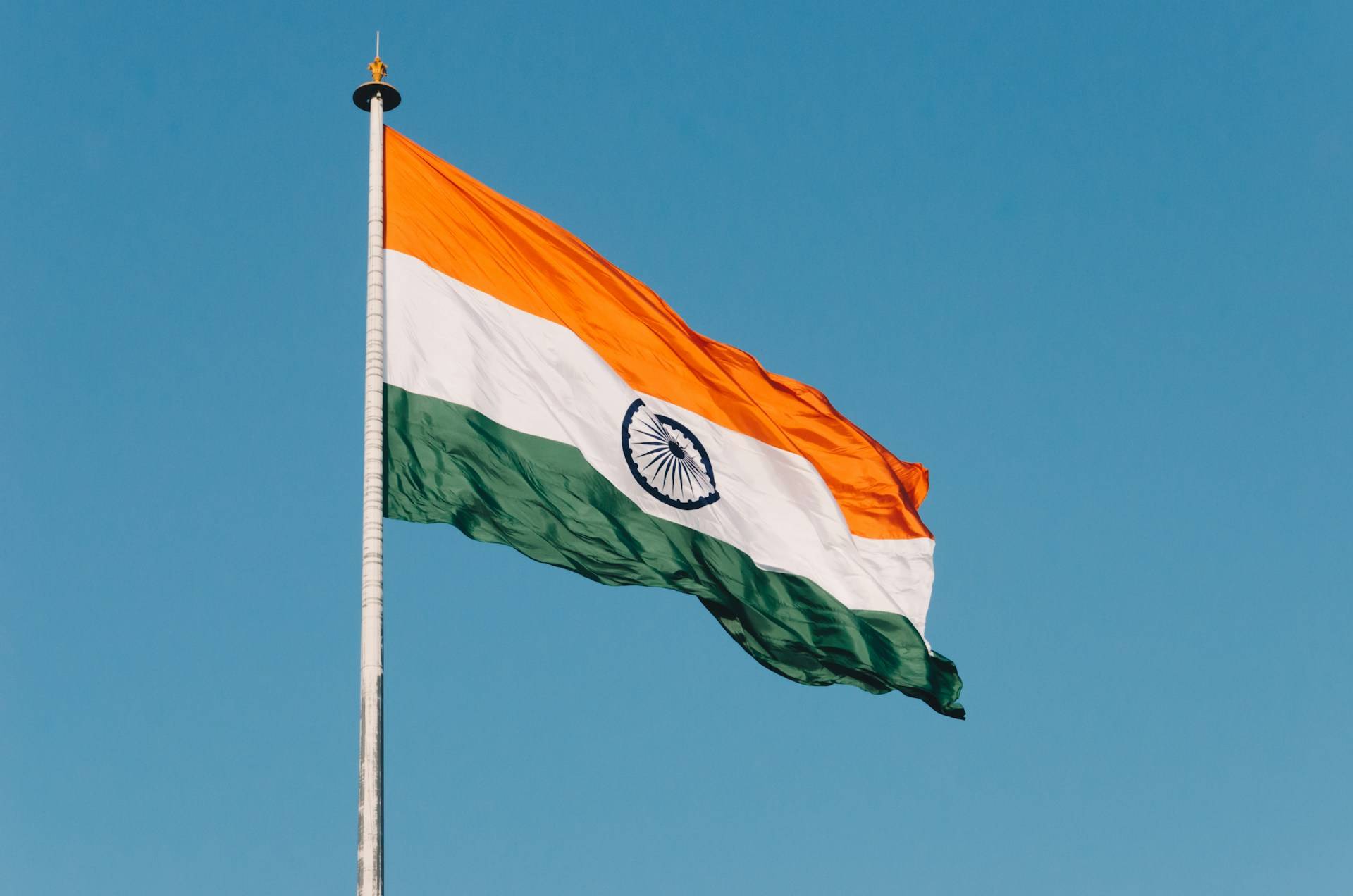 National flag of India. (Credit: Unsplash.)