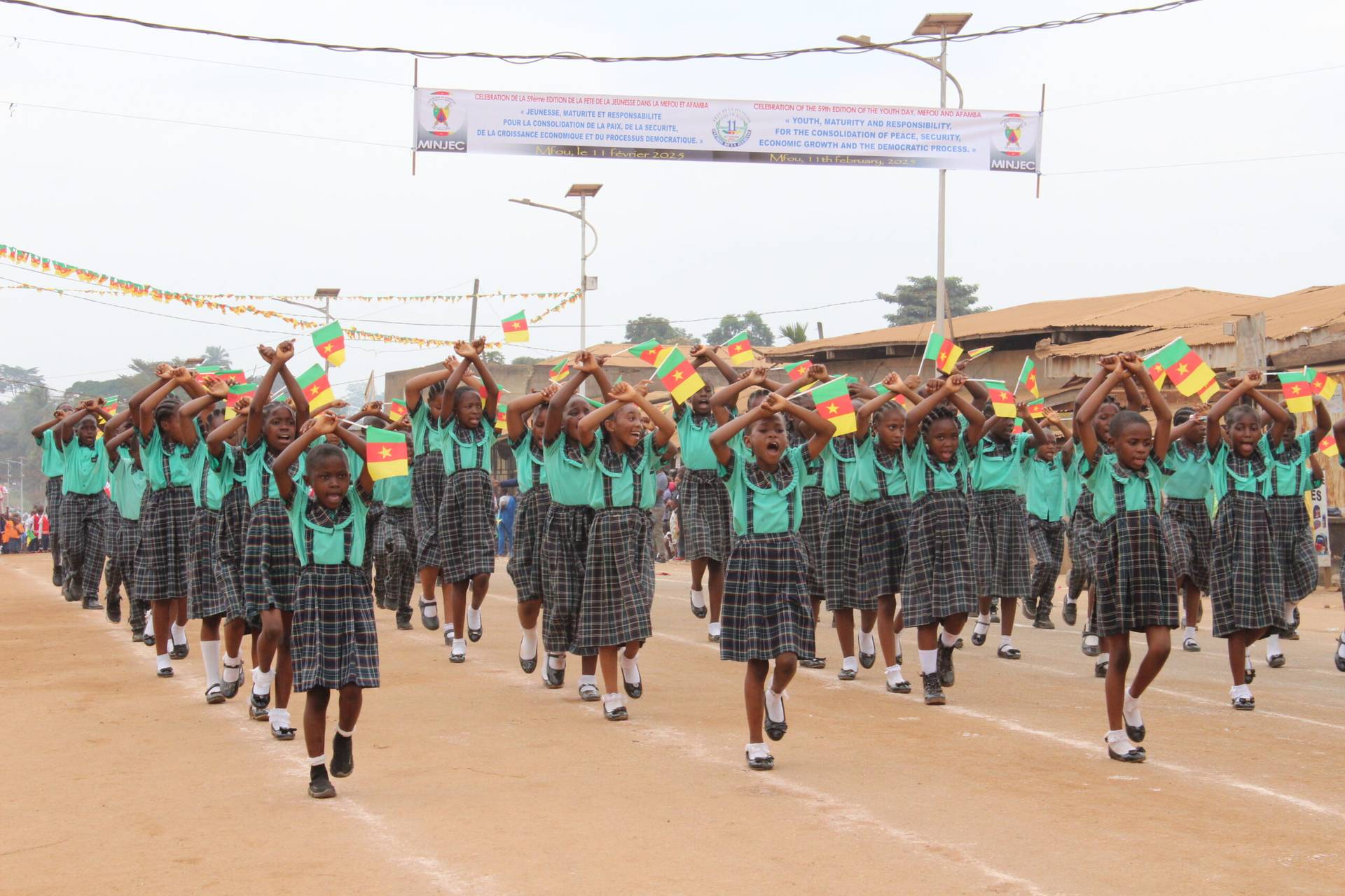 Catholics mark National Youth Day in Yaoundé, Cameroon, on February 11, 2025. (Credit: Ngala Killian Chimtom/Crux.)