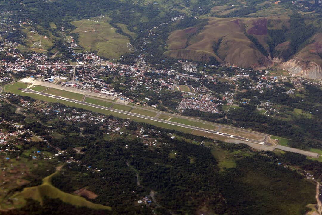 Sentani International Airport in Jayapura is the principal point of entry to Papua. (Credit: Wikimedia.)