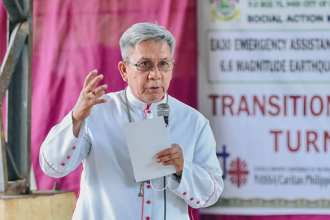 Bishop Jose Colin Bagaforo, president of Caritas Philippines, is one of the petitioners seeking the Supreme Court’s help against political dynasties. (Credit: Diocese of Kidapawan via CBCP News.)
