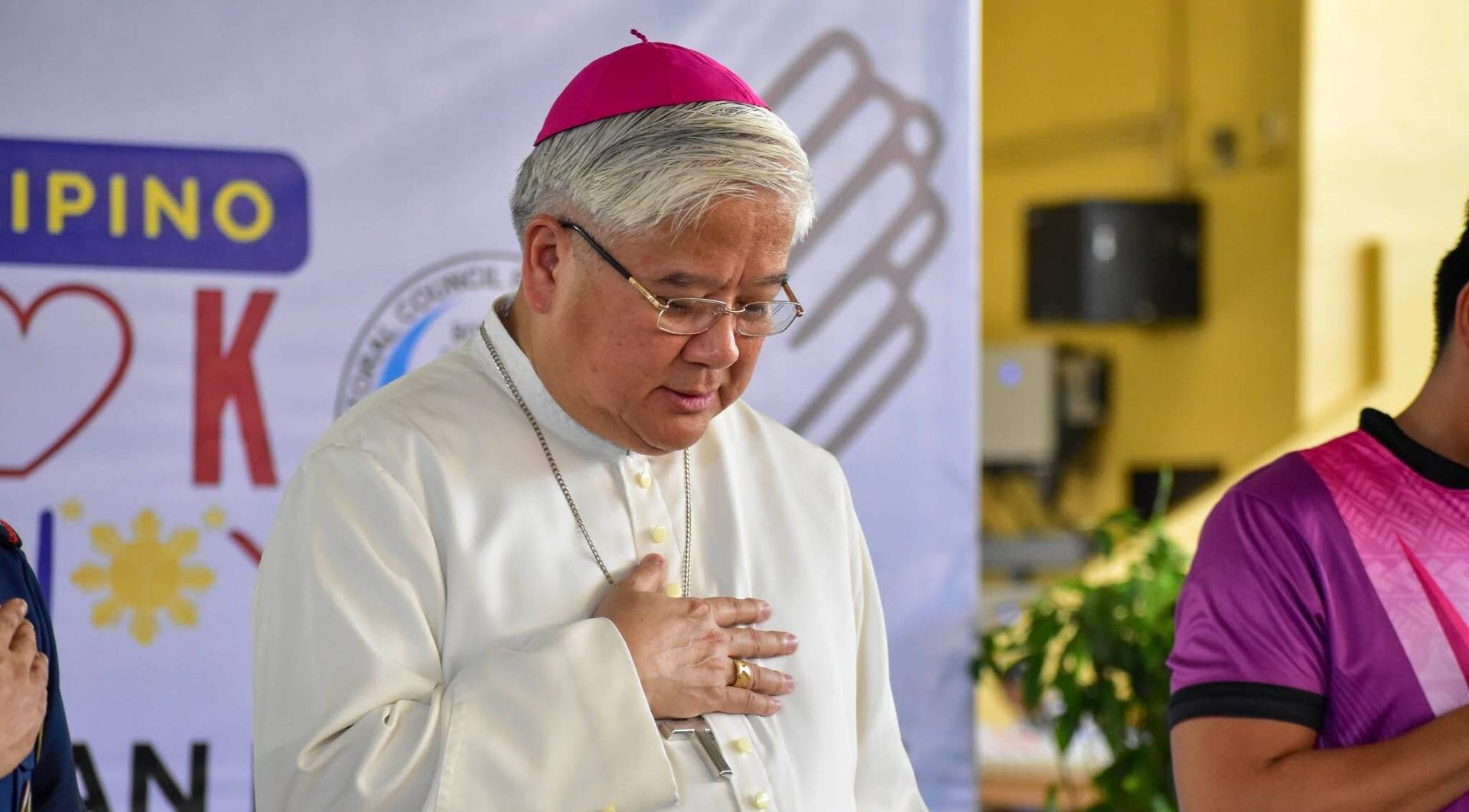 Lingayen-Dagupan Archbishop Socrates Villegas attends the launch of a voter empowerment campaign led by the Parish Pastoral Council for Responsible Voting of the Archdiocese of Lingayen-Dagupan at PHINMA University of Pangasinan, March 28, 2025. (Credit: Archdiocese of Lingayen-Dagupan.)