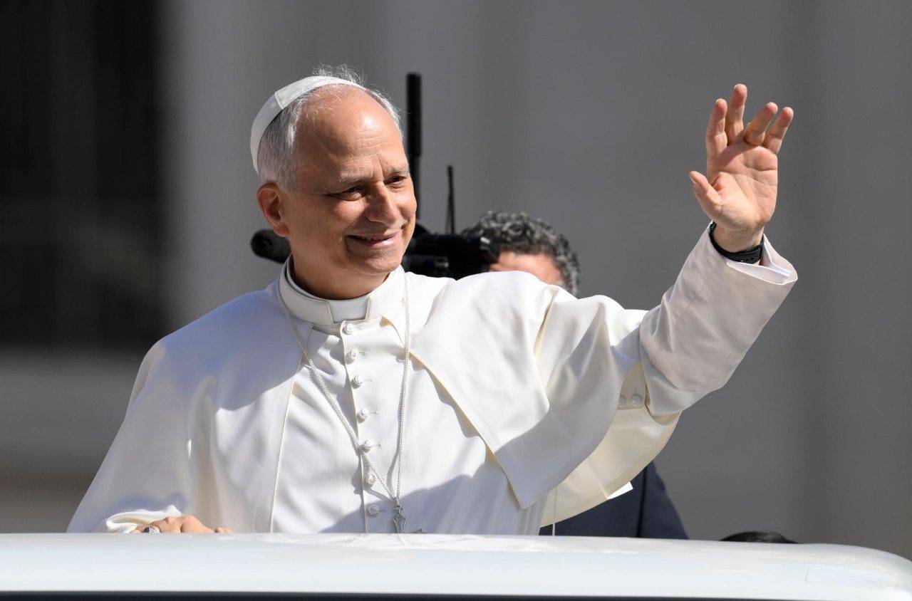 Pope Leo XIV at General Audience in St. Peter's Square at the Vatican on June 4, 2025. (Credit: Vatican Media.)