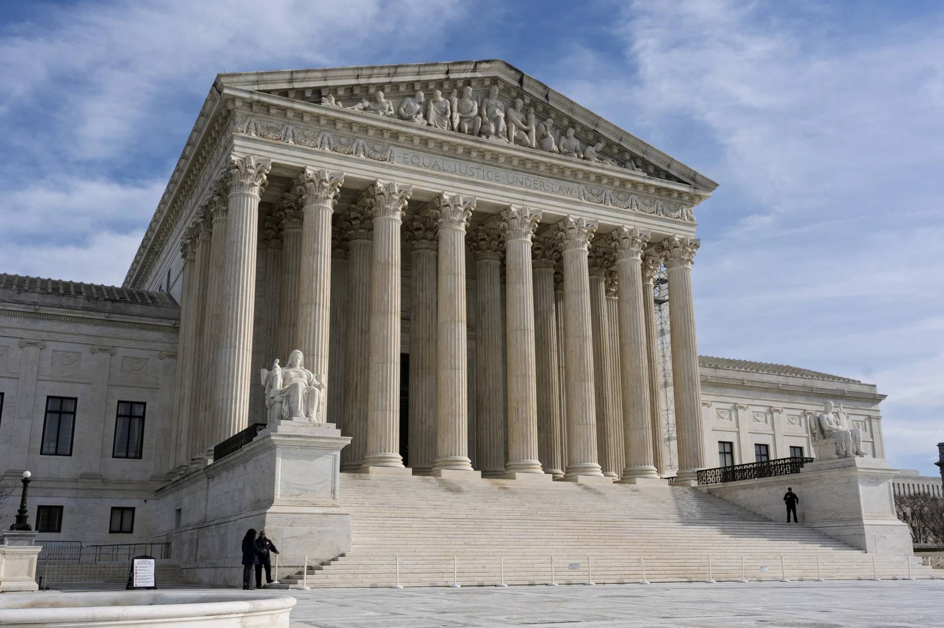 The Supreme Court is seen on Capitol Hill in Washington, Dec. 17, 2024. (Credit: J. Scott Applewhite/AP.)