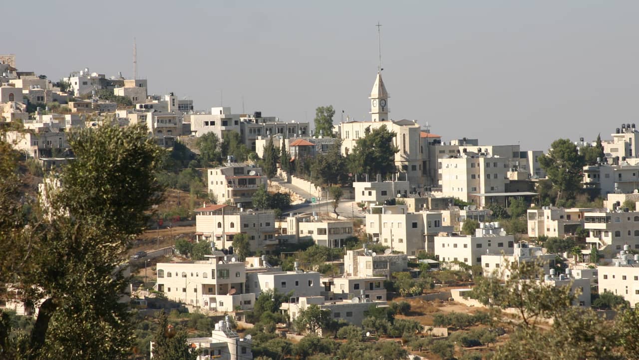 Taybeh, a town in the West Bank. (Credit: Wikimedia.)