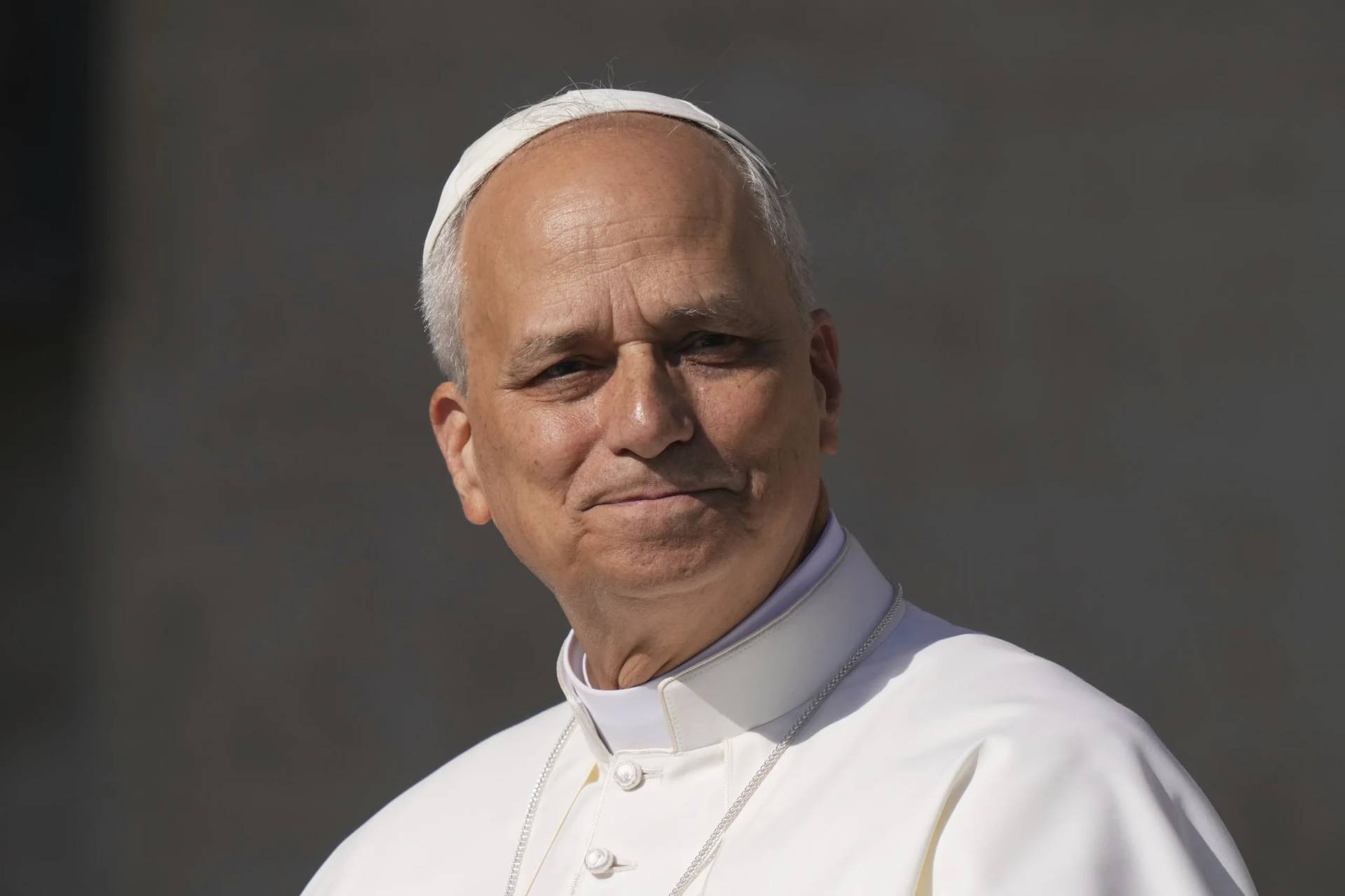 Pope Leo XIV in St. Peter's Square at the Vatican on June 25, 2025. (Credit: Andrew Medichini/AP.)