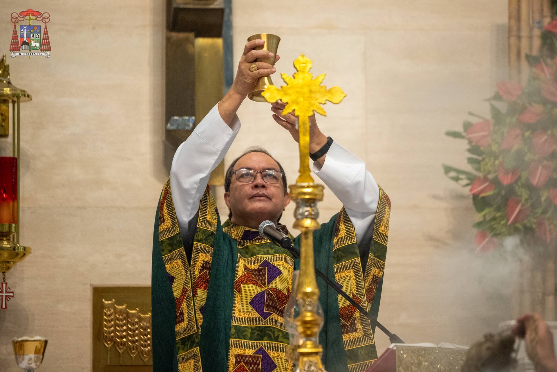 Cardinal Pablo Virgilio David joins the celebration of the World Day for Grandparents and the Elderly, in these photos shared by the Diocese of Kalookan on July 27, 2025. (Credit: Roman Catholic Bishop of Kalookan/Facebook.)