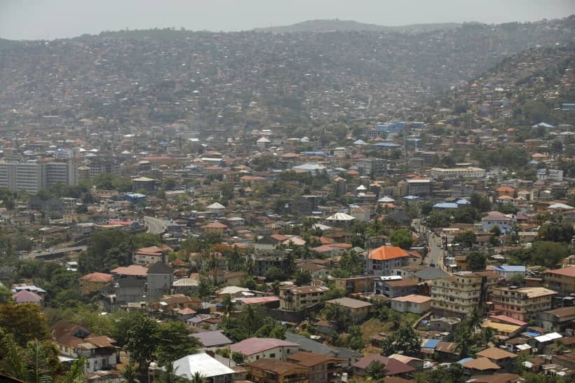 View of Freetown, Sierra Leone, April 28, 2024. (Credit: Misper Apawu/AP.)