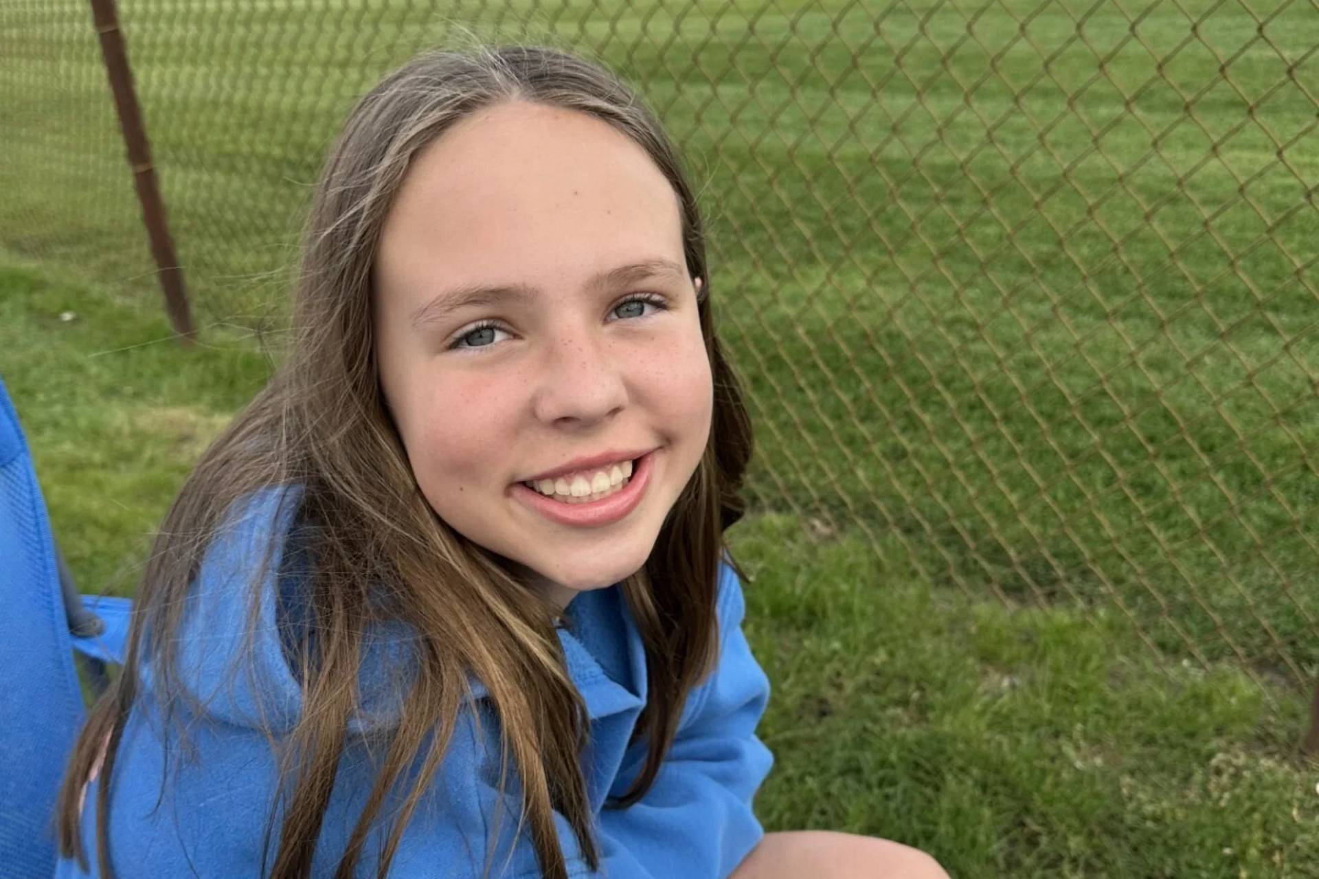 This undated private photo provided by Tom Forchas shows his daughter, Sophia Forchas, who was wounded in the Church of the Annunciation shooting on Aug. 27, 2025, in Minneapolis, Minnesota. (Credit: Tom Forchas via AP.)