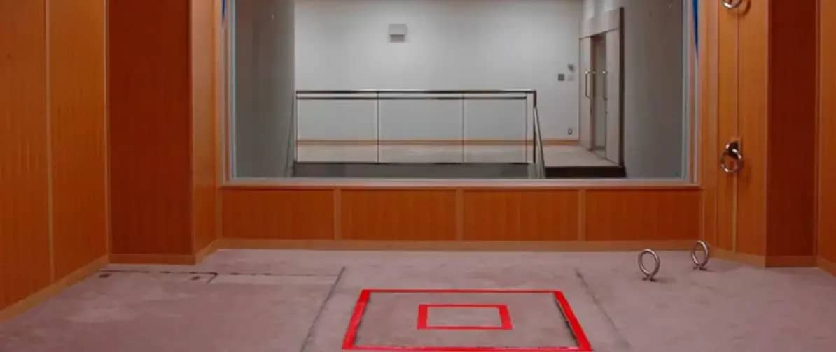 Japan's death chamber. (Credit: AP.)