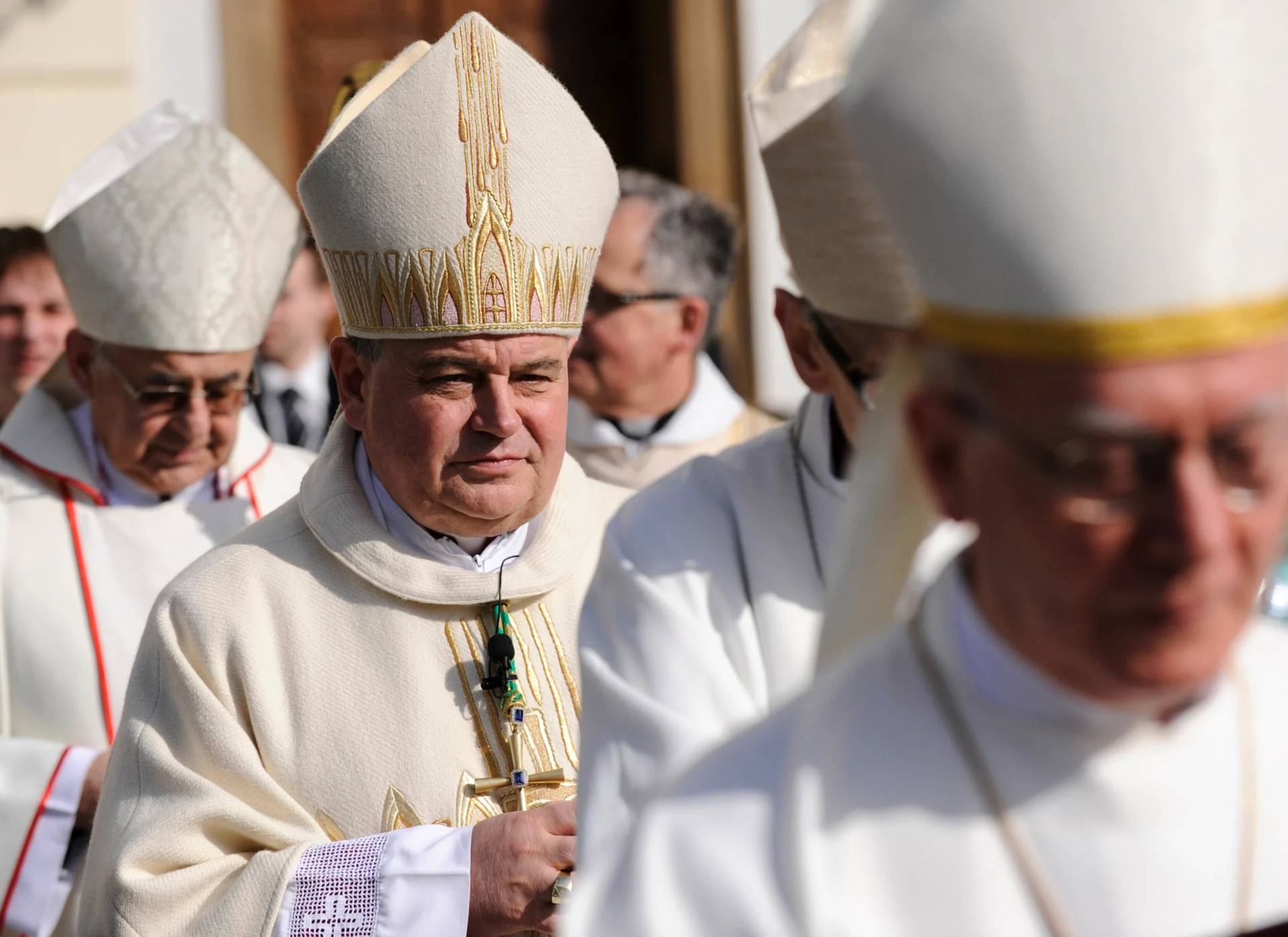 Cardinal Dominik Duka in Prague, Czech Republic, on April 10, 2010. (Credit: AP.)