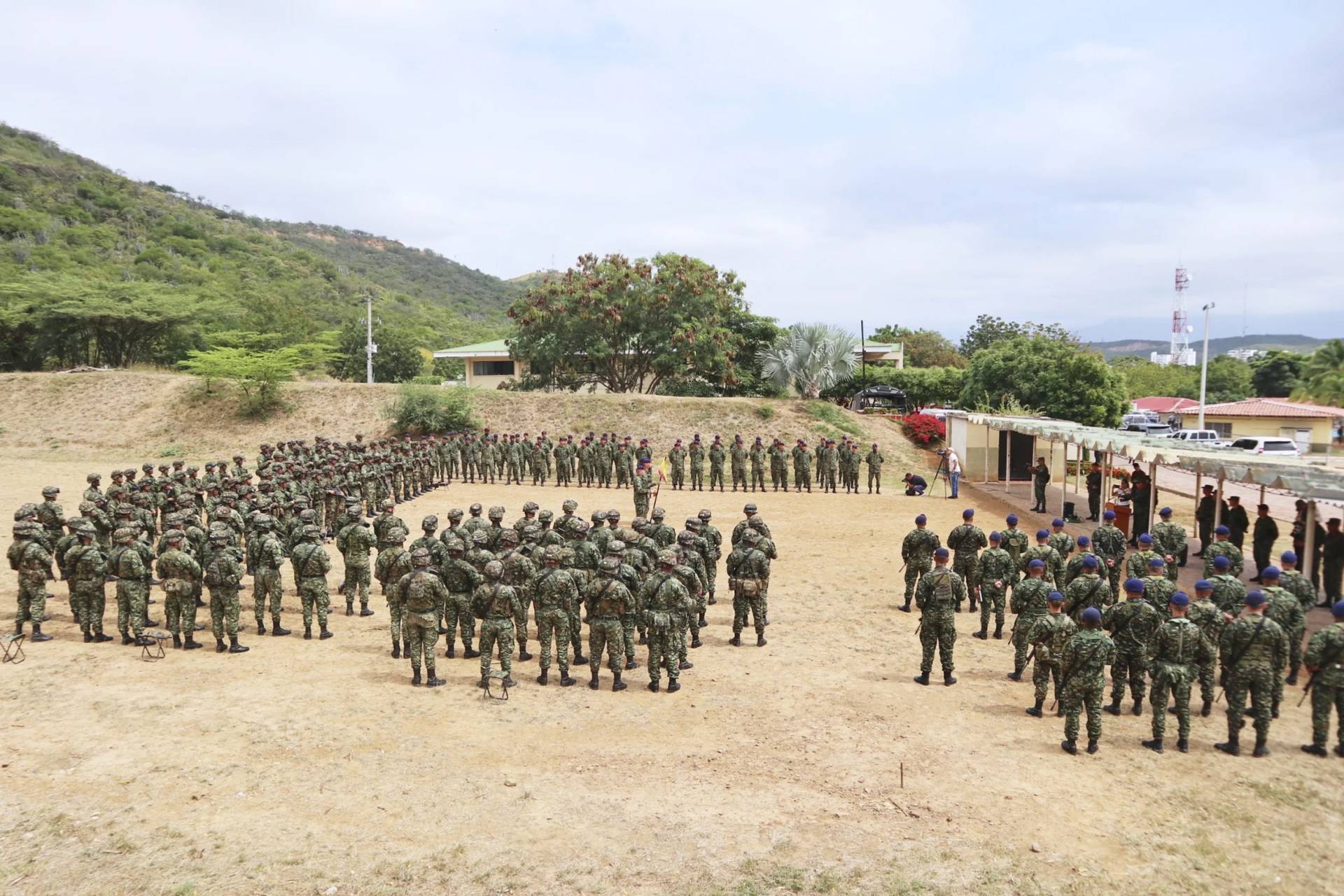 Colombian troops in Cucuta, Colombia, on Jan. 25, 2025. (Credit: Mario Caicedo/AP.)