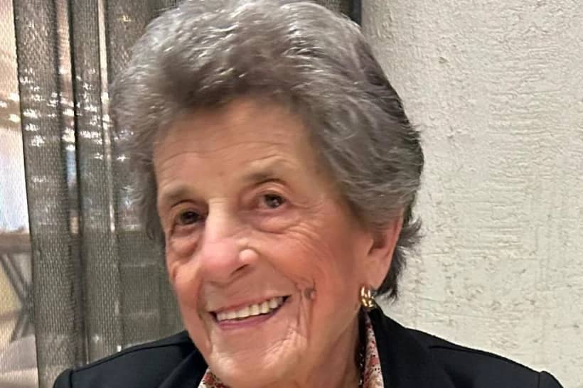 This picture, taken on Feb. 17, 2023, and released by her family on Wednesday, Feb. 25, 2026, shows AP Rome longtime correspondent Daniela Petroff, who died at 80 at her home in Rome on Tuesday, Feb. 24, 2026. (Credit: Debbie Simpson via AP, HO.)