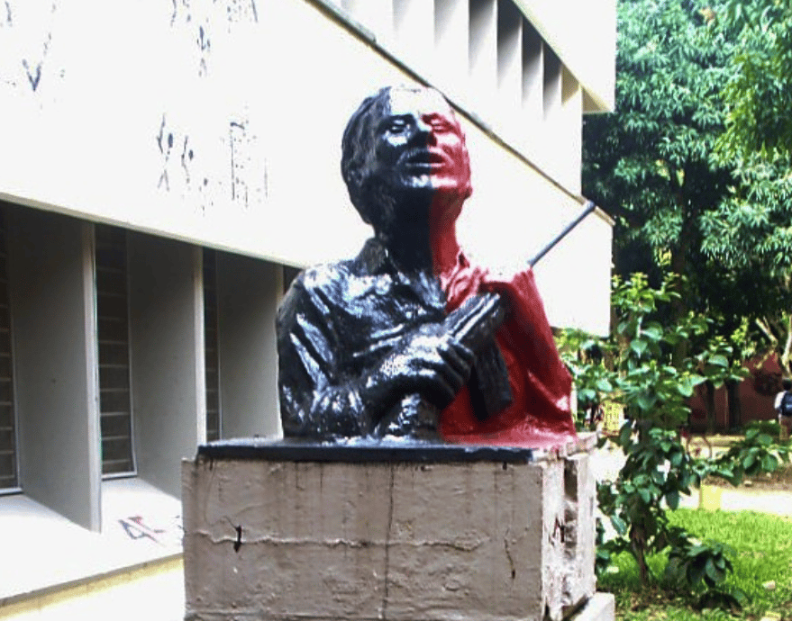 Mural paying homage to Camilo Torres located at the National University of Colombia. (Credit: Wikimedia.)