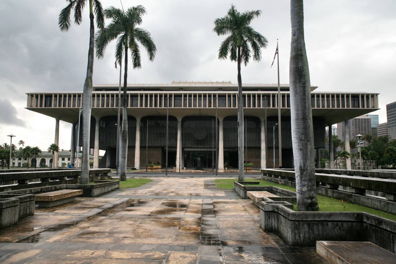The Capitol of the State of Hawaii. (Credit: Wikimedia.)