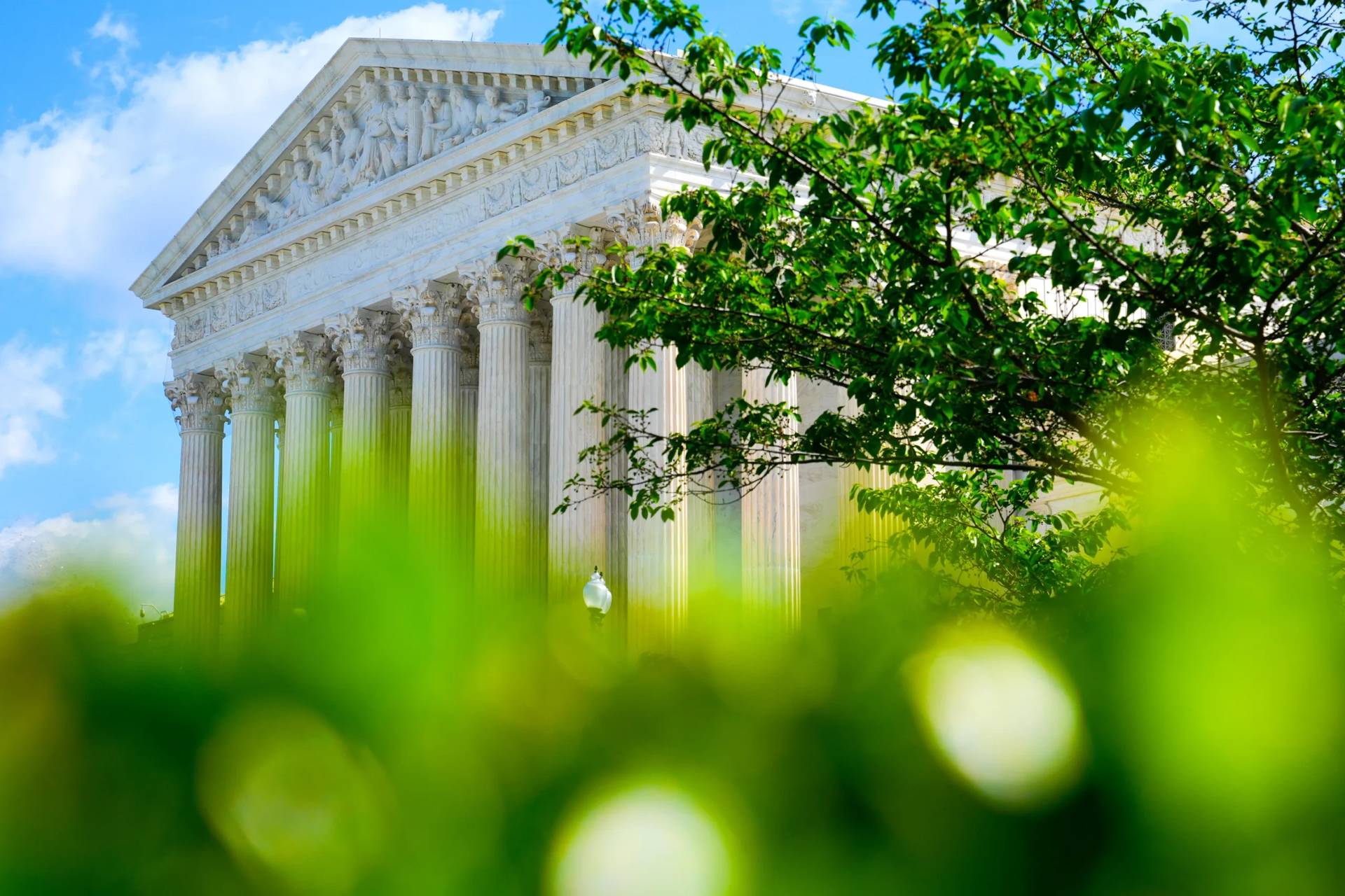The U.S. Supreme Court is seen Friday, April 17, 2026, in Washington. (Credit: Mariam Zuhaib/AP.)