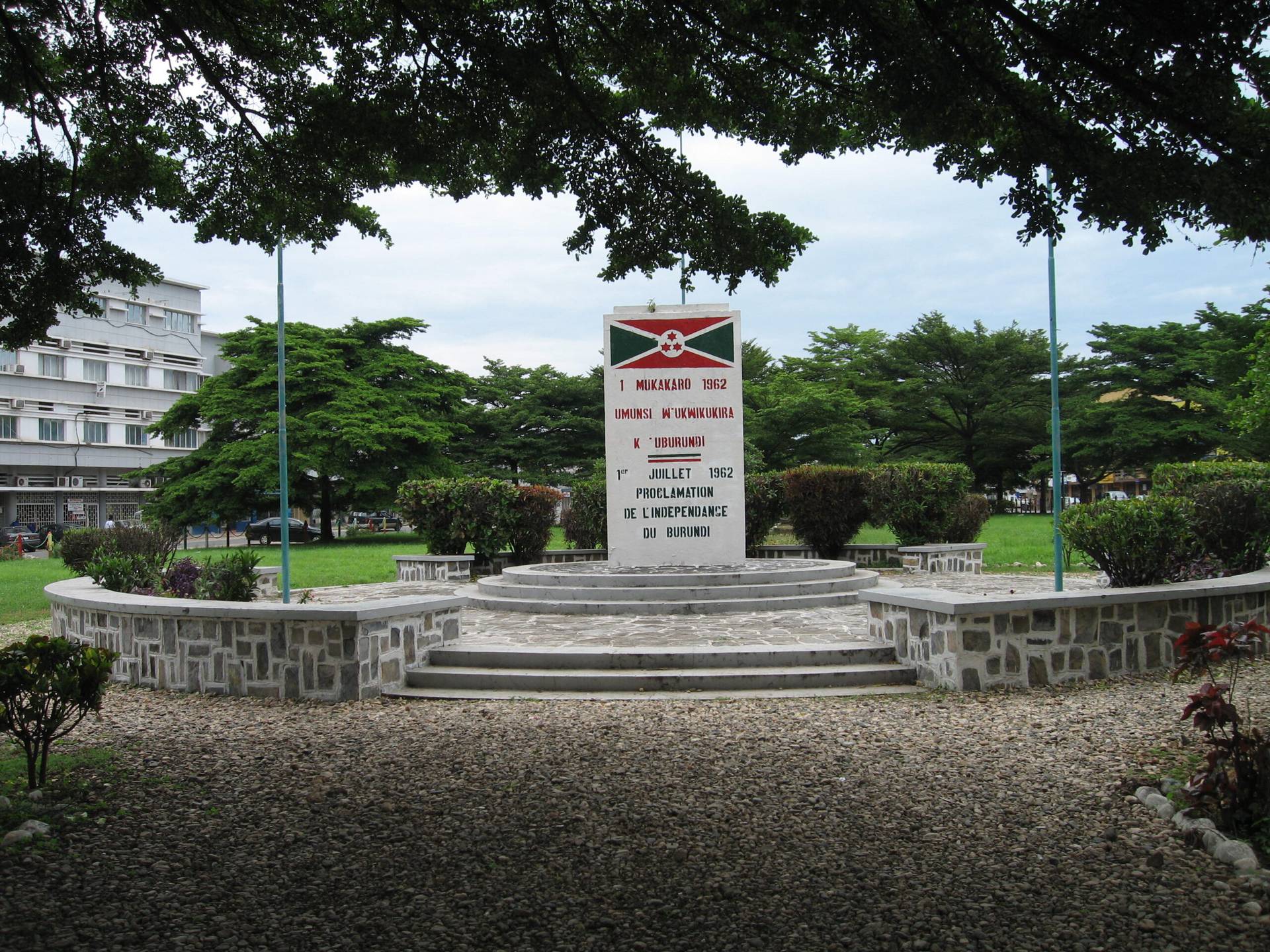 Independence Square and monument in Bujumbura, in Burundi. (Credit: Wikimedia.)