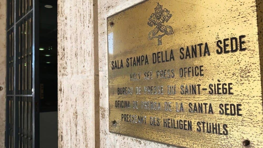 Holy See Press Office. (Credit: Vatican Media.)