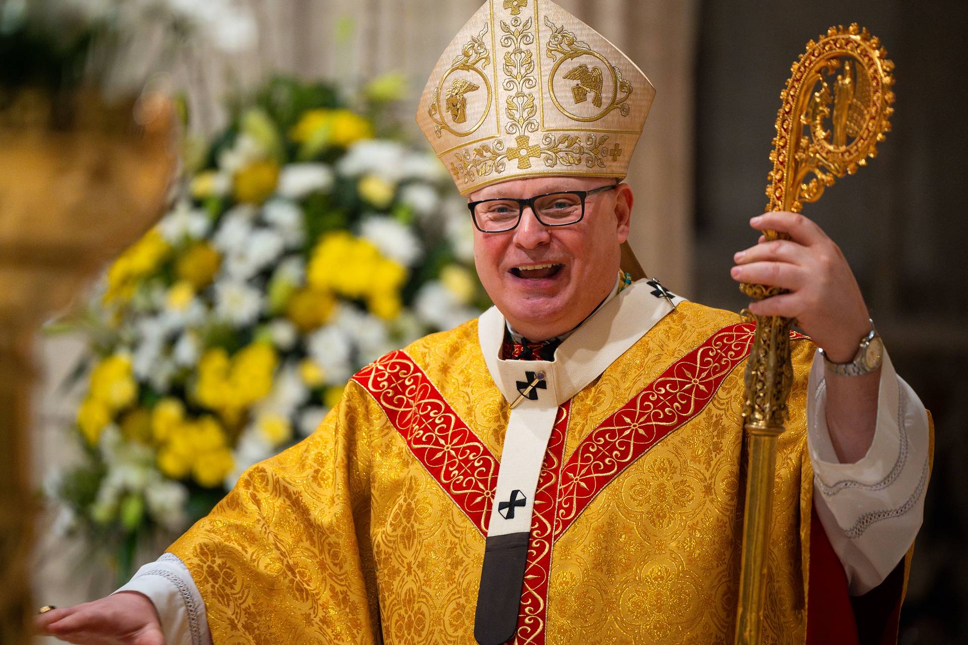 Easter Vigil Mass celebrated by Archbishop John Wilson, at St George's Cathedral, Southwark, on April 4, 2026. (Credit: Archdiocese of Southwark.)