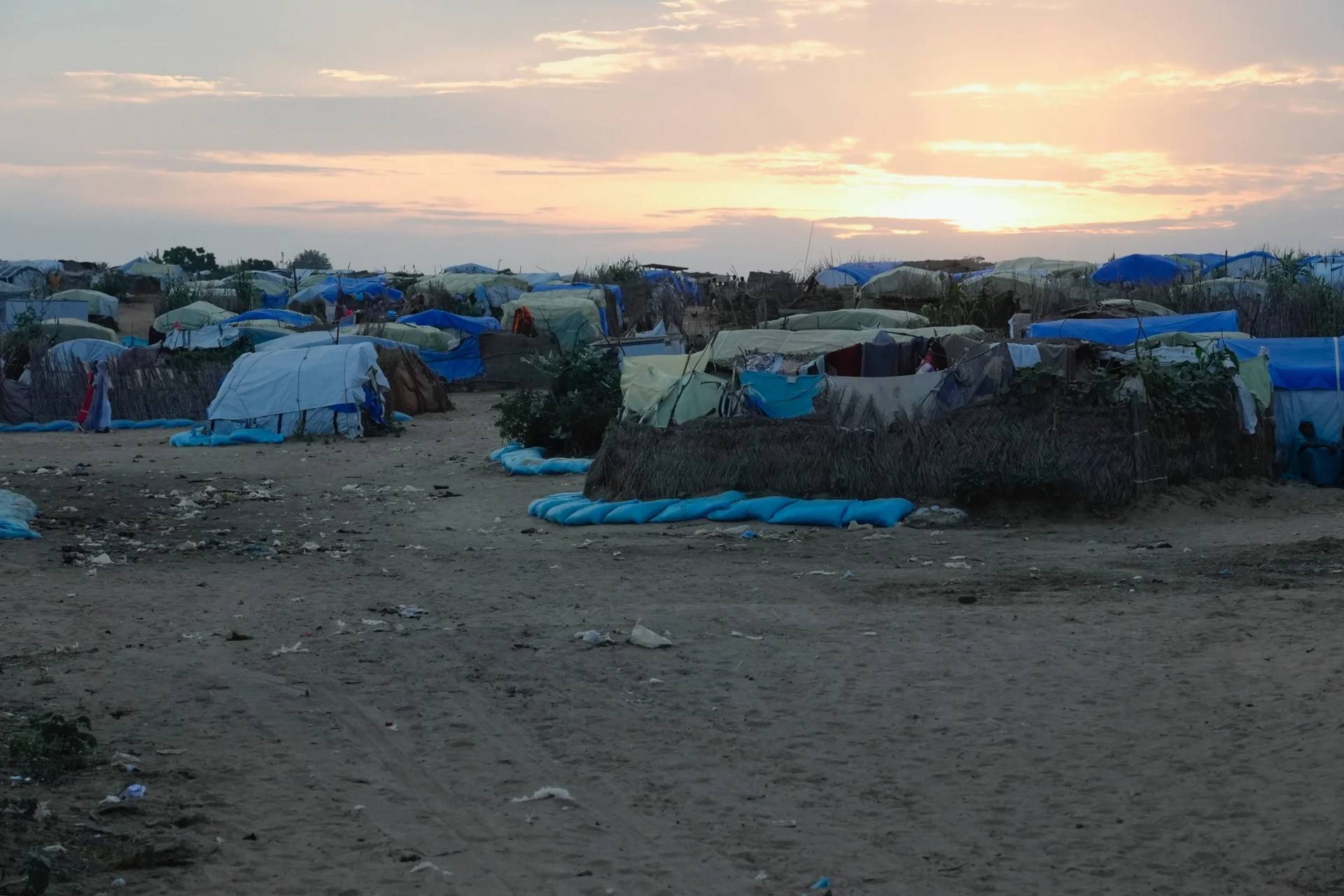 A refugee camp in Adre, Chad, on Oct. 3, 2024. (Credit: Sam Mednick/AP.)
