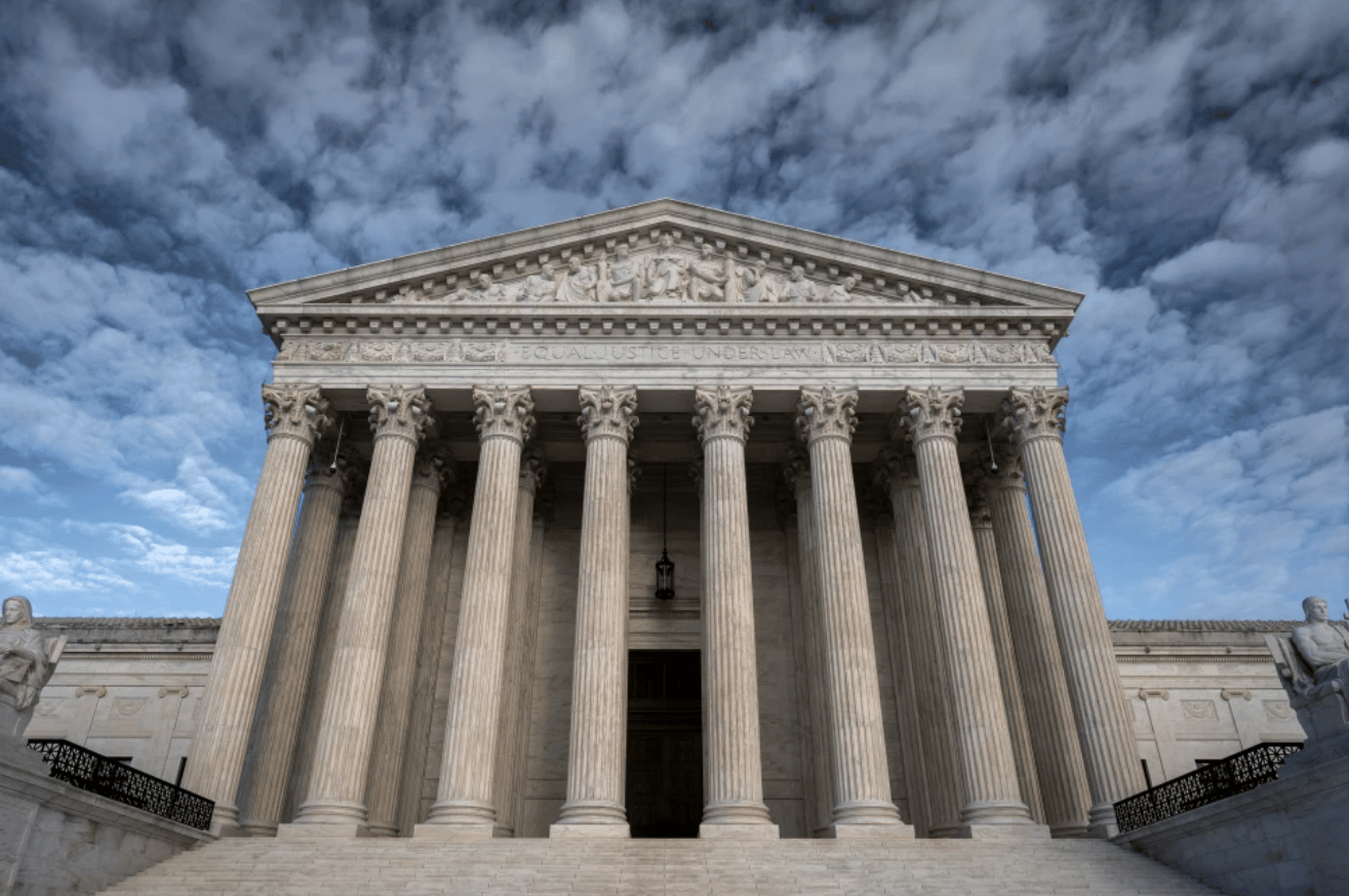 The Supreme Court is seen in Washington, Sept. 29, 2026. (Credit: J. Scott Applewhite/AP.)