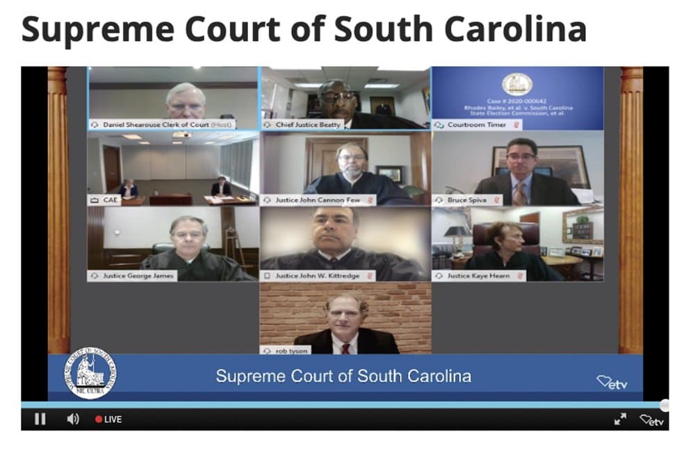 South Carolina Supreme Court justices discuss private school funding lawsuit