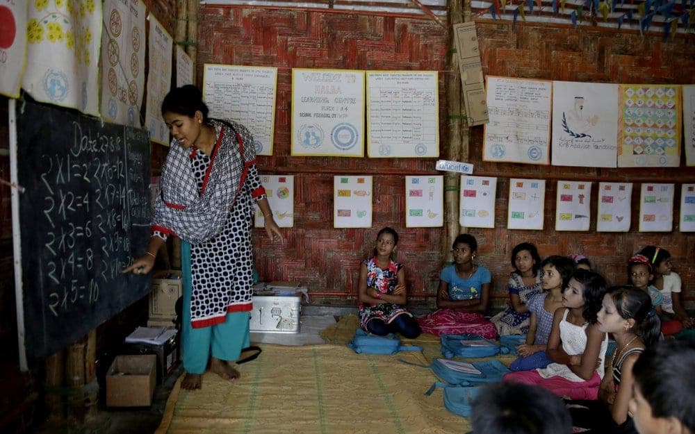 Caritas Bangladesh supports plan to expand education for Rohingya refugee children