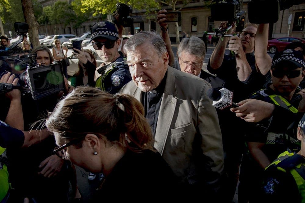 Anti-Pell vandalism at campus of Australian Catholic University