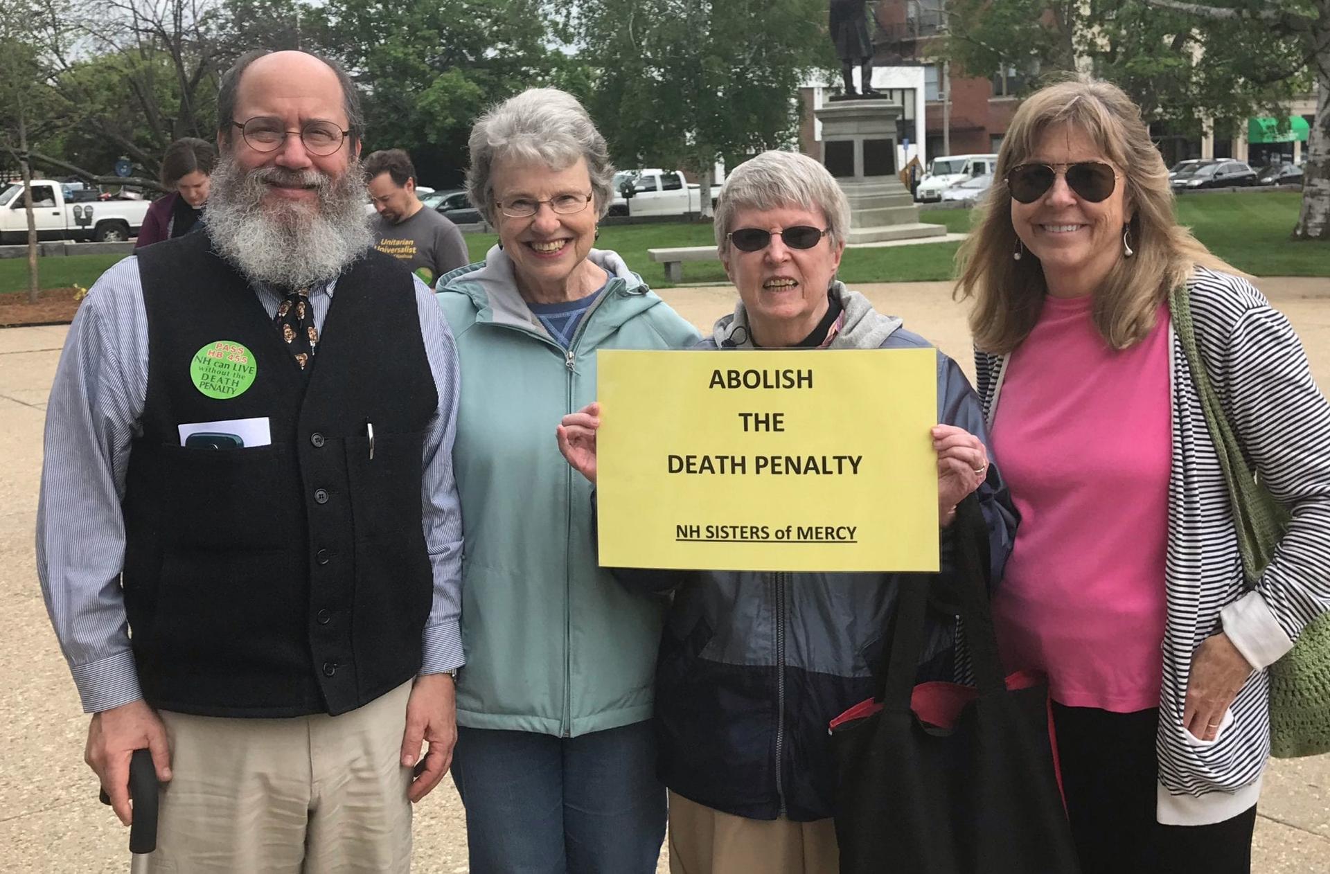 Mercy sisters honored for efforts to help New Hampshire end death penalty