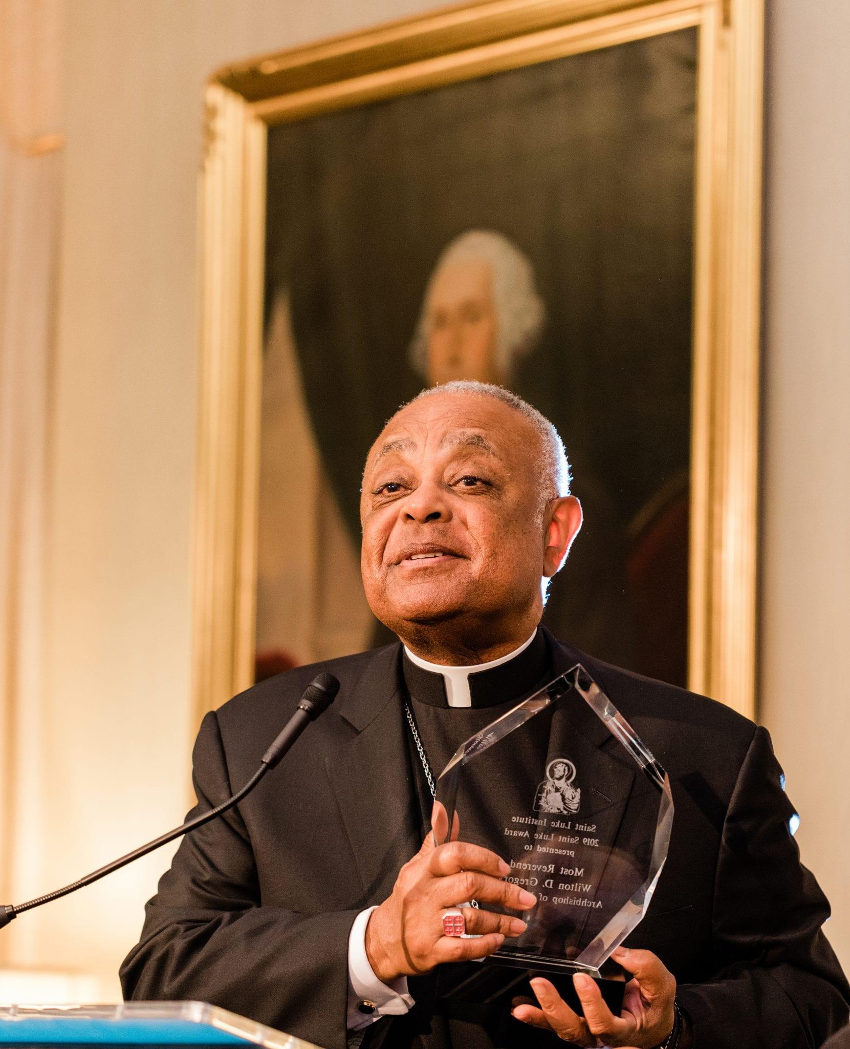 Institute honors Archbishop Gregory for leadership, ‘healing presence’