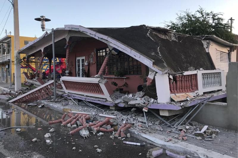 Puerto Rico reels under successive earthquakes; Catholic church damaged