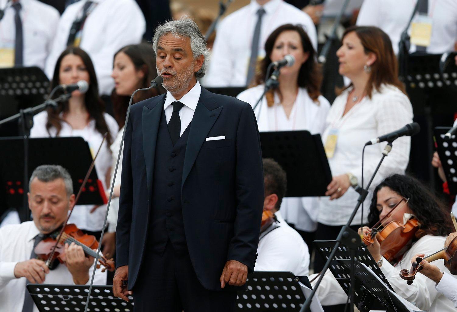 Famed Italian tenor sings two songs in new ‘Fatima’ movie